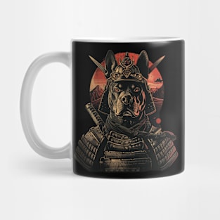 Samurai Dog Japan Warrior Pitbull Mug